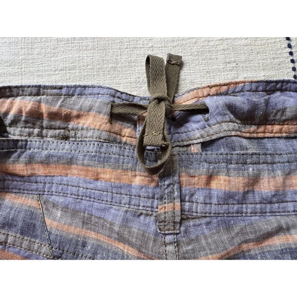 Toad‎ & Co Women's Far Flung Linen Shorts Sz 14 Casual Walking Everyday Summer - Picture 7 of 16